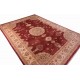 Dywan Ziegler Farahan 100% wełna kamienowana ręcznie tkany luksusowy 300x400cm czerwony ornamenty