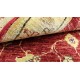 Dywan Ziegler Classic 100% wełna kamienowana ręcznie tkany luksusowy 60x90cm czerwony ornamenty
