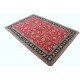 Dywan perski sygnowany Tabriz 40RAJ 250x350cm 100% wełna z Iranu czerwony klasyczny kwiatowy gęsto tkany 