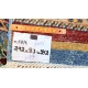 Ręcznie tkany dywan Ziegler Khorjin Arijana Shaal 80x290cm luksusowy chodnik z Pakistanu 100% wełna wysokogórska kamieniowana