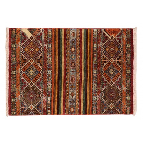 Ręcznie tkany dywan Ziegler Khorjin Arijana Shaal 80x120cm luksusowy chodnik z Pakistanu 100% wełna wysokogórska kamieniowana