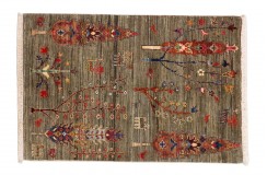 Ręcznie tkany dywan Ziegler Khorjin Arijana Design 80x120cm luksusowy z Pakistanu 100% wełna wysokogórska kamieniowana