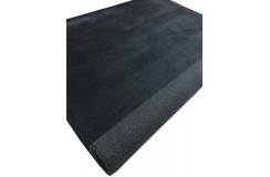 100% wełna gruby dywan handloom Lori z Indii czarny 200x300cm