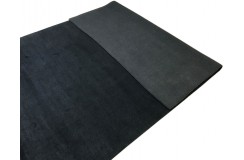 100% wełna gruby dywan handloom Lori z Indii czarny 200x300cm