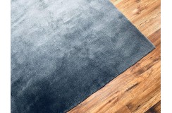 100% wełna gruby dywan handloom Lori z Indii czarny 200x300cm