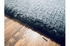 100% wełna gruby dywan handloom Lori z Indii czarny 200x300cm
