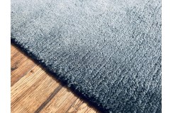 100% wełna gruby dywan handloom Lori z Indii czarny 200x300cm