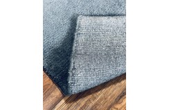 100% wełna gruby dywan handloom Lori z Indii czarny 200x300cm