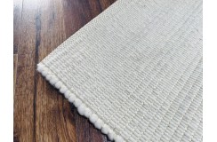 Wełniany dywan ręcznie zaplatany eko - wełna, juta 140x200 Tisca Olbia