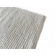 Luksusowy EKO dywan płasko tkany Tisca Olbia Line  biały 140x200cm 100% wełna filcowana zaplatany dwustronny