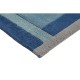 Welniany ręcznie tkany dywan Nepal Premium Wissenbach Manali blau 90x160cm