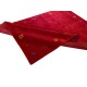 Gładki 100% wełniany dywan Gabbeh Loribaft Handloom czerwony 200x300cm etniczne wzory