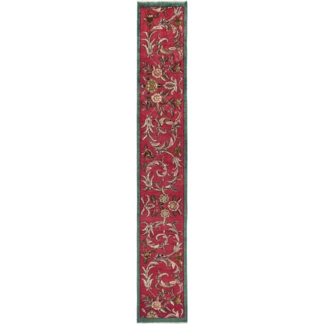Piękny oryginalny dywan Tabris z Iranu liście akantu 70x450cm perski klasyk
