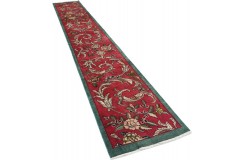 Perski dywan Keszan z Iranu wełna ręcznie tkany 70x450 chodnik