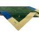 Kolorowy ekskluzywny dywan Gabbeh Loribaft Indie 200x300cm 100% wełniany zielony