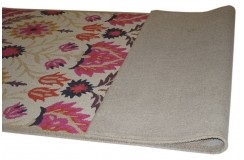 100% wełna gruby dywan z Indii  150x240cm design do salonu pętelkowy