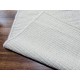 Luksusowy EKO dywan płasko tkany Tisca Olbia biały 140x200cm 100% wełna filcowana zaplatany dwustronny