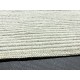 Luksusowy EKO dywan płasko tkany Tisca Olbia Line  biały 140x200cm 100% wełna filcowana zaplatany dwustronny
