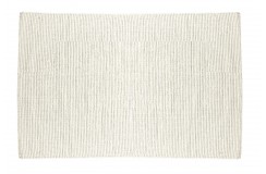 Luksusowy EKO dywan płasko tkany Tisca Olbia biały 140x200cm 100% wełna filcowana zaplatany dwustronny