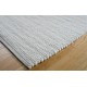 Luksusowy EKO dywan płasko tkany Tisca Olbia Line  biały 170x230cm 100% wełna filcowana zaplatany dwustronny