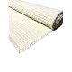 Luksusowy EKO dywan płasko tkany Tisca Olbia Line  biały 90x170cm 100% wełna filcowana zaplatany dwustronny