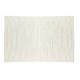 Luksusowy EKO dywan płasko tkany Tisca Olbia Line  biały 70x130cm 100% wełna filcowana zaplatany dwustronny