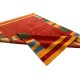 Kolorowy ekskluzywny dywan Gabbeh Loribaft Indie 250x350cm 100% wełniany czerwone tło