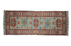 Królewski dywan Kazak gęsto tkany piękny 100% wełna ręcznie tkany z Afganistanu ekskluzywny chodnik 60x180cm