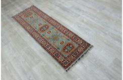 Królewski dywan Kazak gęsto tkany piękny 100% wełna ręcznie tkany z Afganistanu ekskluzywny chodnik 60x180cm