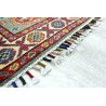 Królewska czerwień dywan Kazak tkany ręcznie przez Nomadów 60x180cm