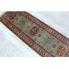 Królewska czerwień dywan Kazak tkany ręcznie przez Nomadów 60x180cm