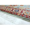 Królewska czerwień dywan Kazak tkany ręcznie przez Nomadów 60x180cm