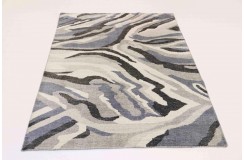 Ciepły dywan indyjski 100% wełna owcza nowoczesny wzór 170x240cm