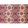 Ręcznie tkany dywan Modern z Indii 100% wełna 170x250cm wzór geometryczny, czerwony