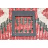 Ciepły dywan indyjski 100% wełna owcza nowoczesny wzór 170x280cm