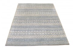 Ciepły dywan indyjski 100% wełna owcza nowoczesny wzór 160x230cm