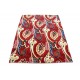 Ręcznie tkany dywan Modern z Indii 100% wełna 170x240cm kwiatowe motywy ludowe, czerwony