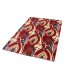 Ręcznie tkany dywan Modern z Indii 100% wełna 170x240cm kwiatowe motywy ludowe, czerwony
