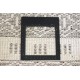 Ręcznie tkany dywan Modern z Indii 100% wełna 170x240cm mozaika arabeska w pasy, beżowy