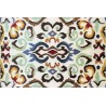 Ręcznie tkany dywan Modern z Indii 100% wełna 160x230cm kwiatowe motywy ludowe, kolorowy