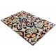 Ręcznie tkany dywan Modern z Indii 100% wełna 160x230cm kwiatowe motywy ludowe, kolorowy