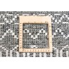 Ciepły dywan indyjski 100% wełna owcza nowoczesny wzór 170x240cm