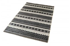 Ciepły dywan indyjski 100% wełna owcza nowoczesny wzór 170x240cm