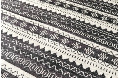 Ciepły dywan indyjski 100% wełna owcza nowoczesny wzór 170x240cm