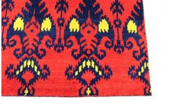Ciepły dywan indyjski 100% wełna owcza nowoczesny wzór 170x280cm