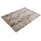 Ręcznie tkany dywan Modern z Indii 100% wełna 160x240cm nowoczesne kwiaty, szary