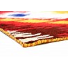 Ciepły dywan indyjski 100% wełna owcza nowoczesny wzór 165x35cm