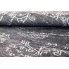 Ciepły dywan indyjski 100% wełna owcza nowoczesny wzór 170x240cm