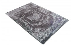Ciepły dywan indyjski 100% wełna owcza nowoczesny wzór 170x240cm