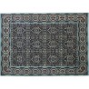 Ręcznie tkany dywan Modern z Indii 100% wełna 170x230cm kwiatowe motywy art deco, kolorowy